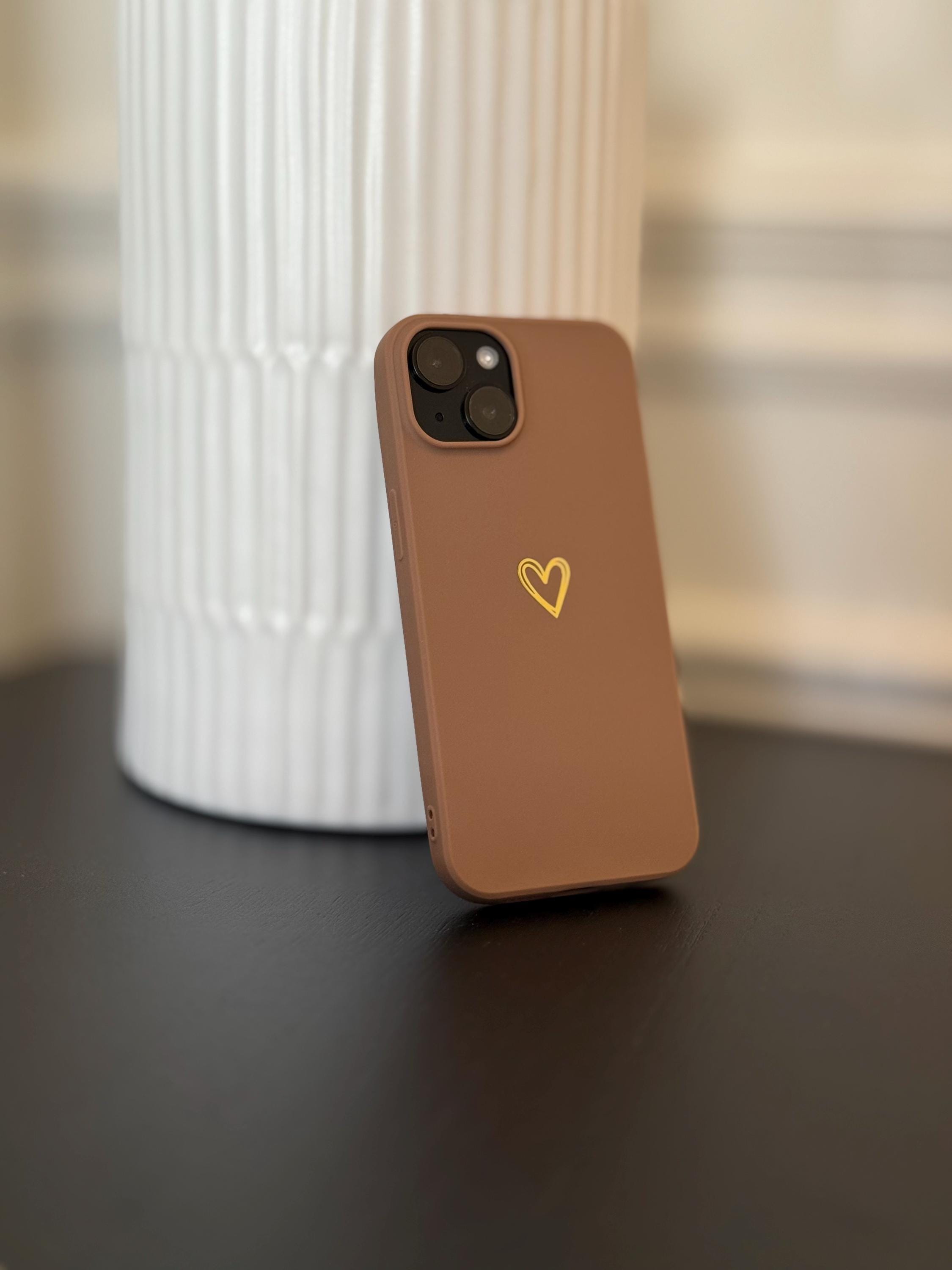 Matte Finish Heart iPhone Case