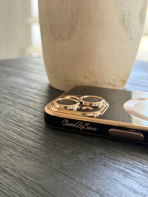 Gold Plated Magnetic iPhone Case iPhone 15 iPhone 16 Pro Max - Image 3